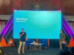 Menteri Pariwisata dan Ekonomi Kreatif/Kepala Badan Pariwisata dan Ekonomi Kreatif, Sandiaga Salahuddin Uno pada saat , dalam kegiatan Workshop Peningkatan Inovasi dan Kewirausahaan Kabupaten/Kota Kreatif (KaTa Kreatif) Indonesia di aula Pemda Kabupaten Subang