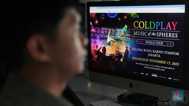 ColdPlay manggung di Jakarta